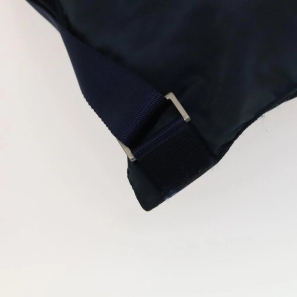 PRADA Backpack Nylon Blue Silver Auth bs26347 - Picture 14 of 15